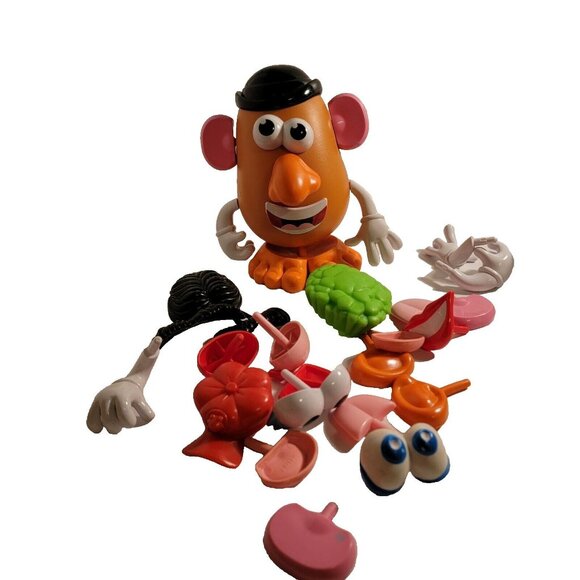 Vintage (2000) Old Playskool Mr. Potato Head with Extras - Picture 1 of 5